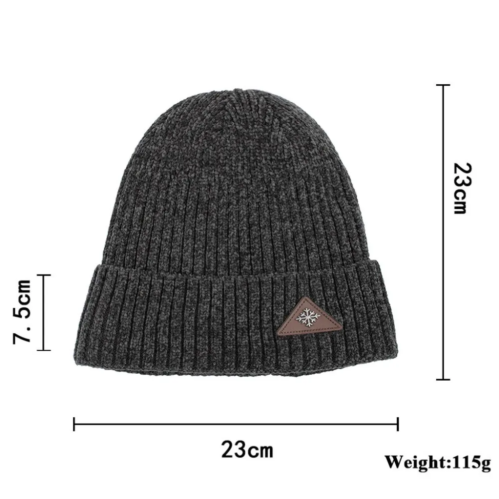 Beanies, зимняя шапка, мужская шапка, зимняя шапка, одноцветная шапка с воротником, набор, плюс бархат, толстая вязаная шапка и глушитель, шапка бини, Muts#2O21