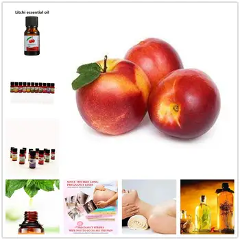 

IMAGES 10ml Pure Essential Oils for Aromatherapy Diffuser Air Fresh Tea Tree Nectarine Oil Mix with Eye Patch Lip Gloss Masks