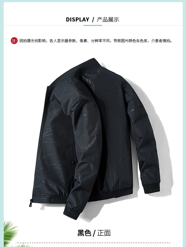 AliExpress осень и зима новые продукты бейсбольная куртка с воротником мужская верхняя одежда мужская повседневная куртка J103