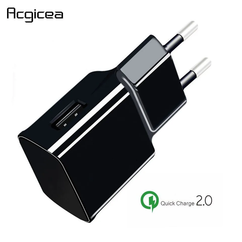 

5V 2A Universal USB Charger Travel Wall Fast Charging Adapter Mobile Phone Chargers For iphone Samsung Xiaomi Huawei Tablets