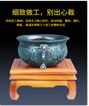 

Kaiguang Bronze Pot Jewelry, Geomantic Treasure, Living Room, Opening, Mascot Relocation Gift, Home Jewelry, Comucopia
