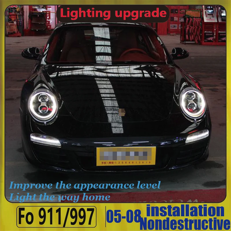 ポルシェ997 911シリーズ用ledヘッドランプledヘッドライト997