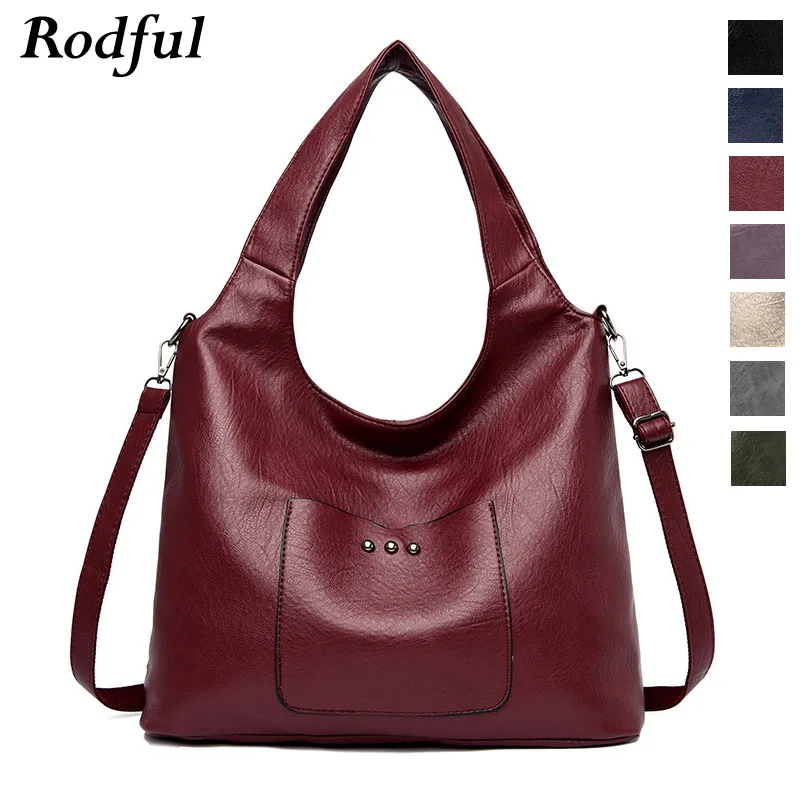 

large shoulder bag women's leather tote handbags ladies china 2Pcs set big pu leather shoulder bag handbags for women gray wine