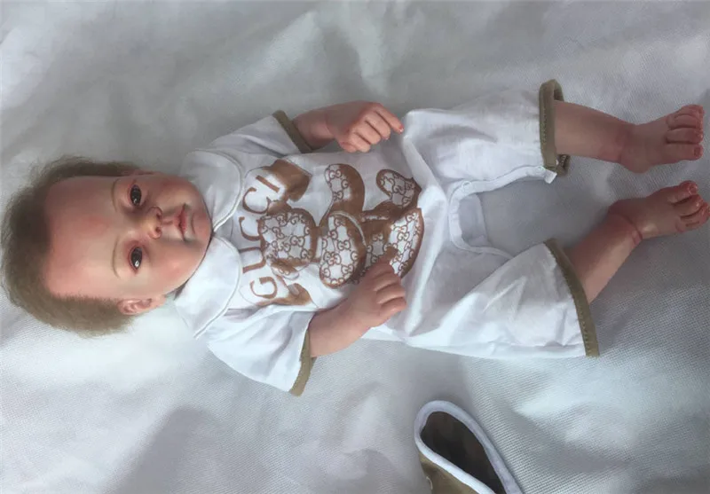 20 дюймов мягкий силиконовый Inteiro Baby Life Bebe Reborn Menina 50 см очаровательные Reborn для маленьких девочек рождественские подарки Bonecas Brinquedos
