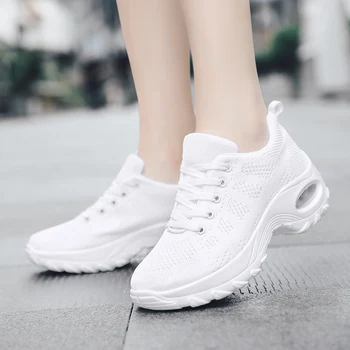 

Tenis Feminino New Women Breathable Mesh Sport Shoes Women Tennis Shoes Female Stability Athletic Fitness air cushion Sneakers