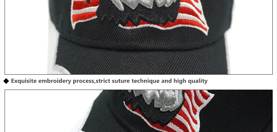 KUNBKANG американский флаг бейсбольная кепка мужская 3D вышивка Орел США Snapback Кепка s хип хоп папа шляпа Кепка с регулировкой размера для мужчин и женщин