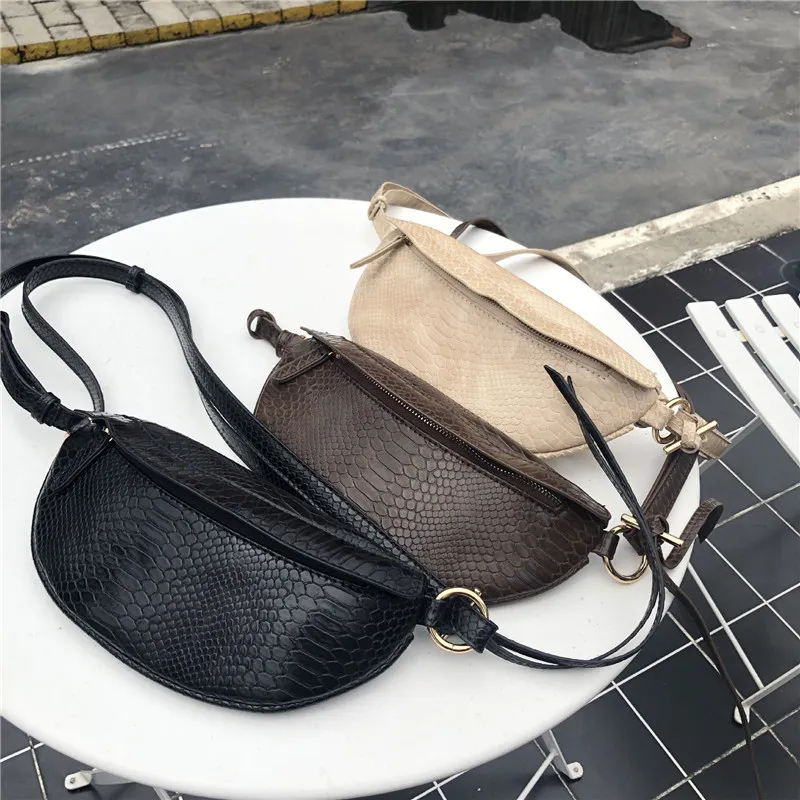 Высокое качество нагрудная сумка женская из искусственной кожи змеиная поясная сумка винтажная змеиная кожа женская сумка на плечо женская сумка на молнии поясная сумка кошелек
