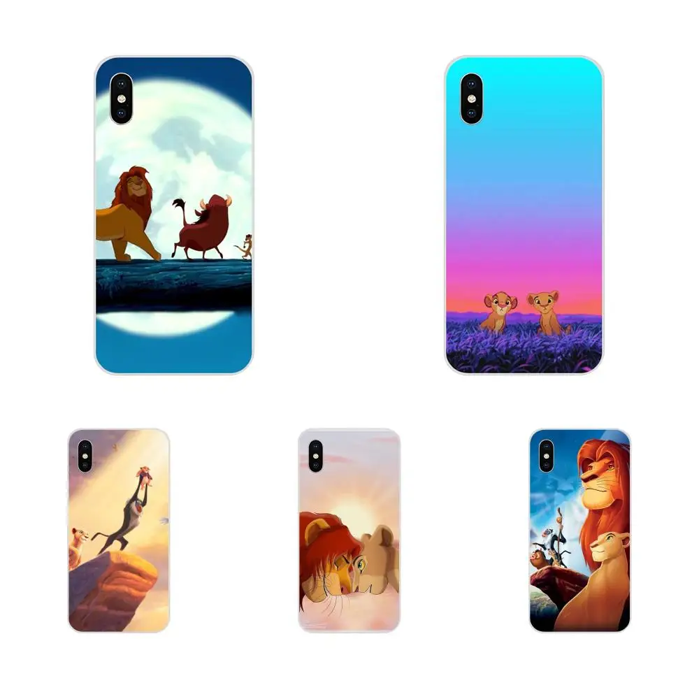 Король Лев фильм милое постельное белье для Galaxy J1 J2 J3 J330 J4 J5 J6 J7 J730 J8 2015 2016 2017 2018 mini