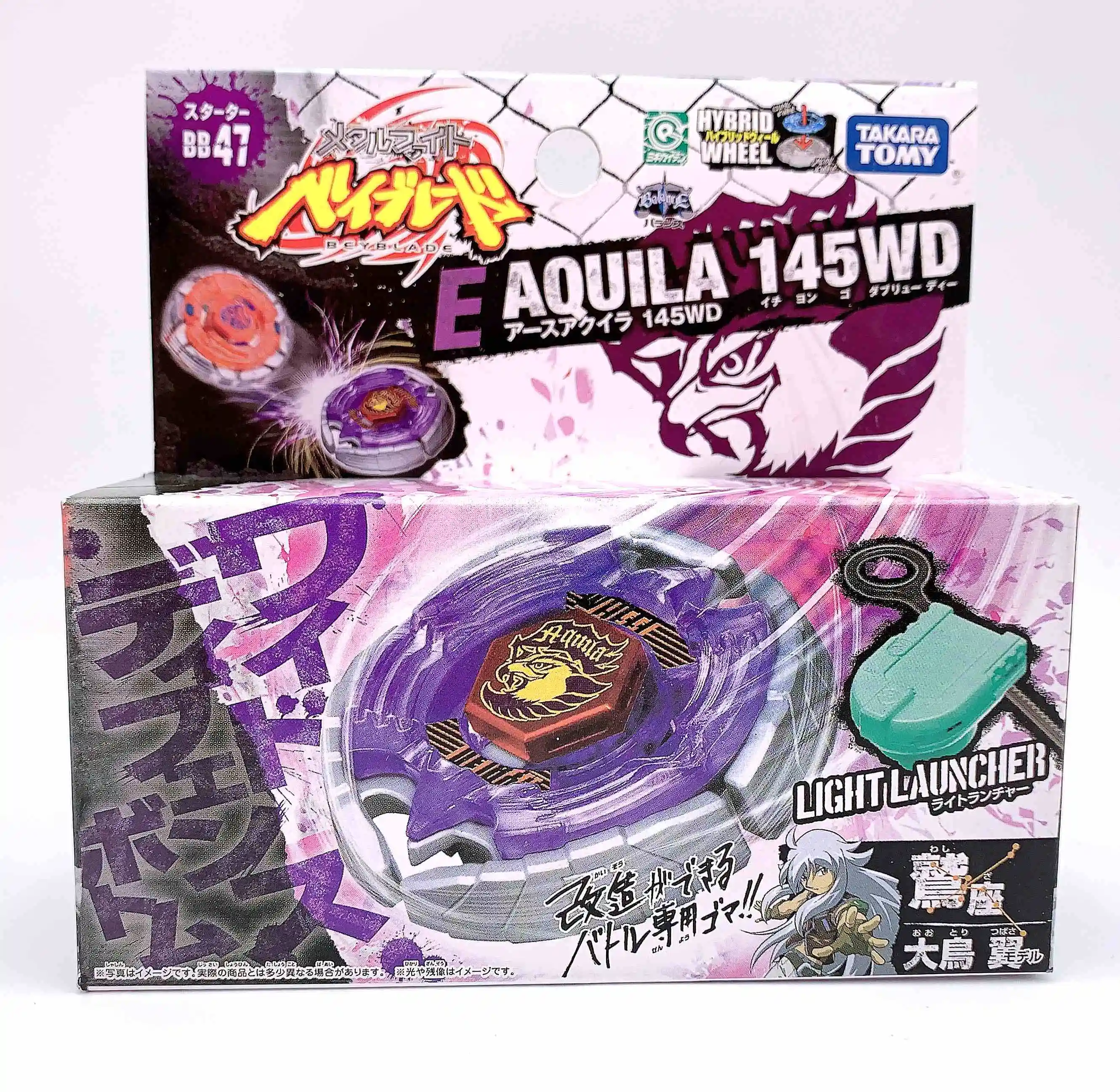 TAKARA TOMY Japan BEYBLADE fusion de metales игрушки для детей агуила Тира Акила 145WD lanzador 2020|Волчки| |