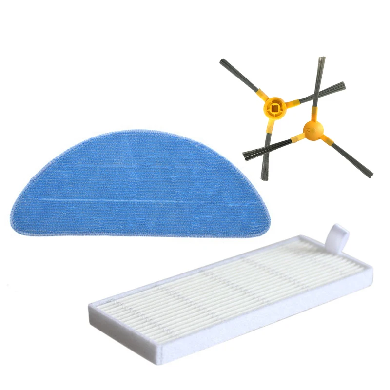 

2pcs Side Brushes 1pcs Filter 1pcs Rag Vacuum Cleaner Kit For Proscenic 800T Vacuum accessories