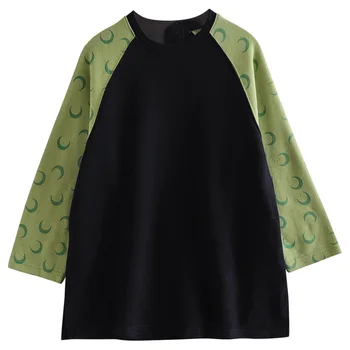 

2020 Spring Fashion Printing Girls T-shirt New Style Children Mid-length T-shirt for Teen Girls Casual Baby Girls T-shirt