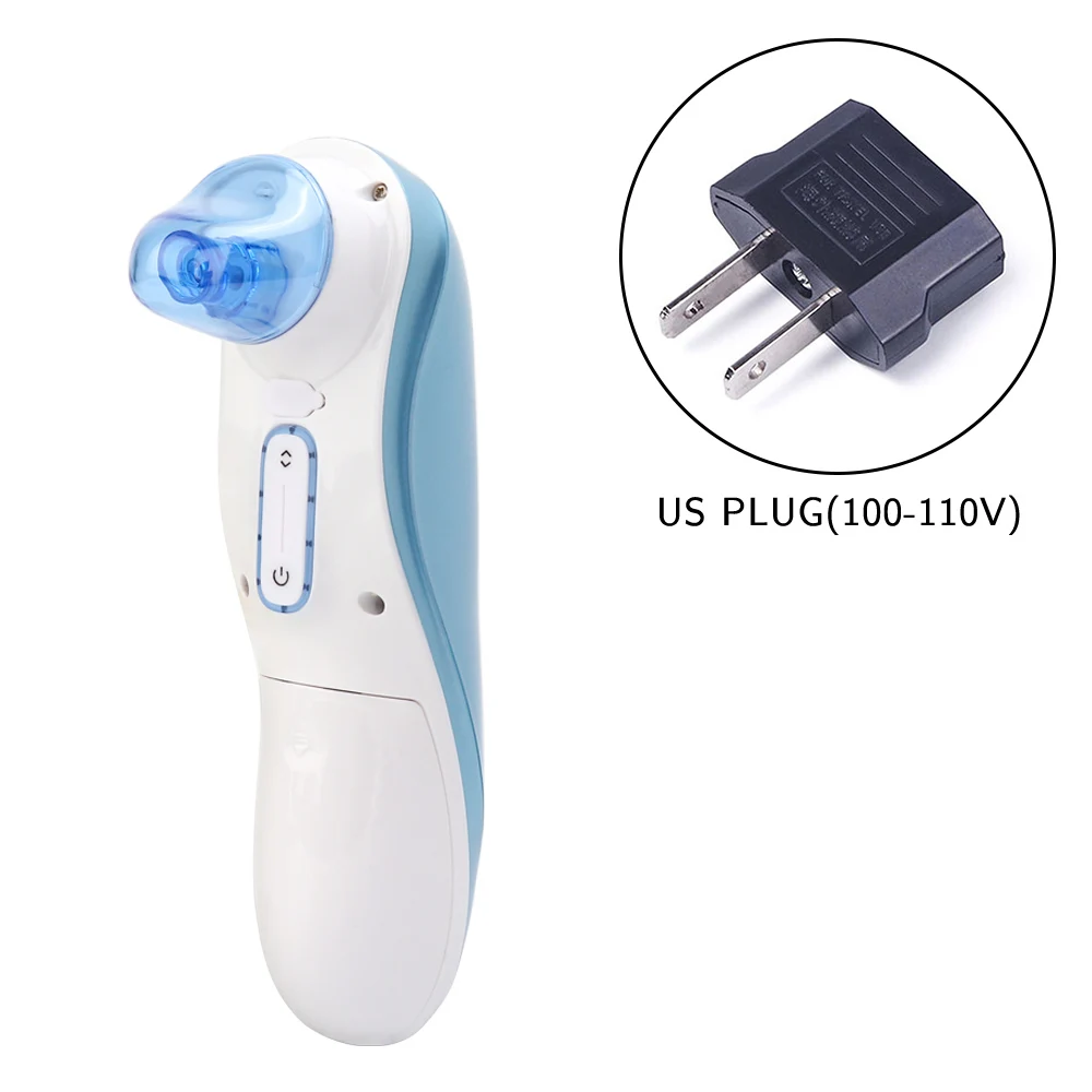 US Plug Циркуляция воды мини-пузырьковый удалитель черных точек очиститель пор пылесос для очистки лица средство для удаления угрей и акне уход за кожей - Цвет: US Plug
