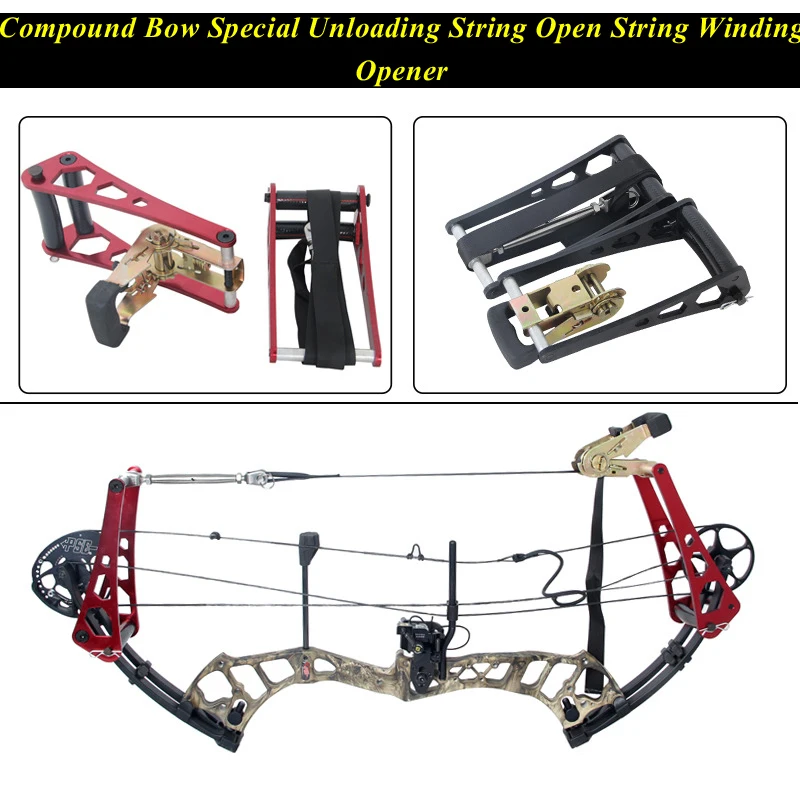 

Compound Bow Aluminum Alloy String Opener String Bow Press Opener Aluminum Alloy Compound Bow Arco e flecha Accessories