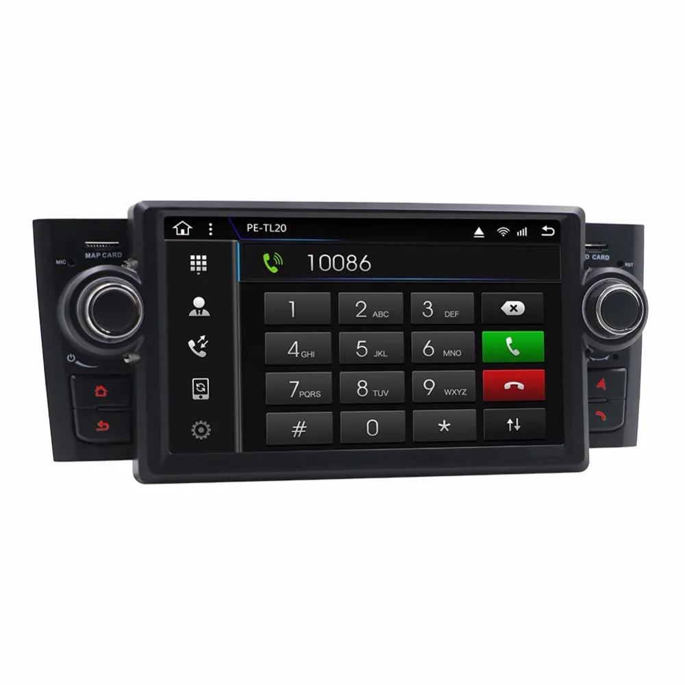 KLYDE 7 &quot1 Din автомобильное радио Android 10 0 для Fiat Linea 2006 Автомобильный мультимедийный