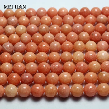

Meihan natural 10mm A+ peach calcite smooth round loose beads for jewelry making DIY women bracelet necklace wholesale