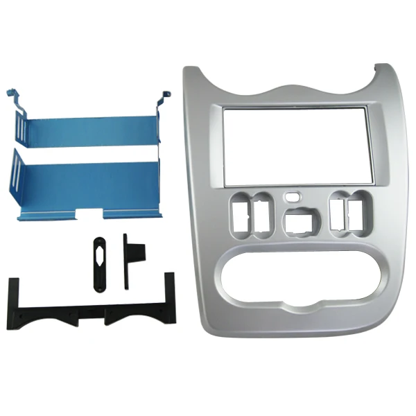 Автомобильная радиопанель Fascia ДЛЯ RENAULT Logan 2009 2013 Sandero 2007 2011 Dash Kit Facia пластина