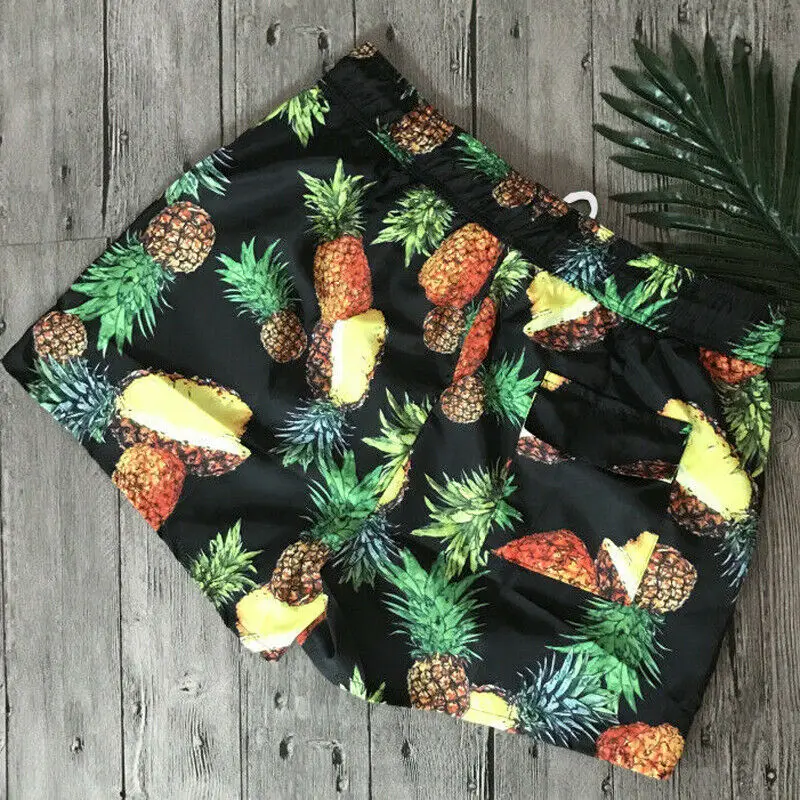 

High Quality Men's Floral Tropical Print Swimming Trunks Physical Swimming Pool Hot Sale Beach Swim Trunks Drop shippipng