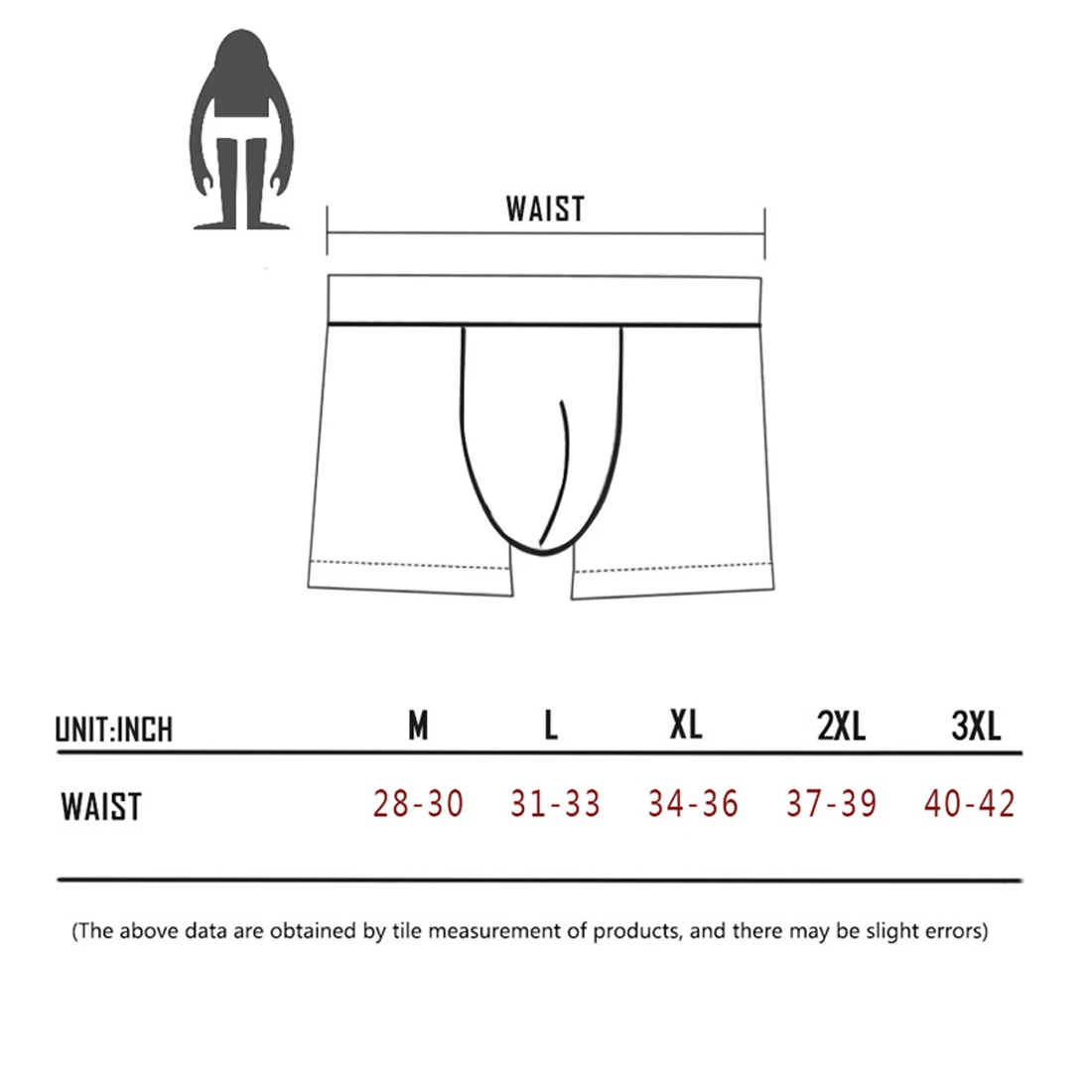 Mens Print Boxer Briefs Bamboo Breathable Comfortable Quick-Dry Ins-Style U-Pouch Male Boxers Trunk Men's Underwear