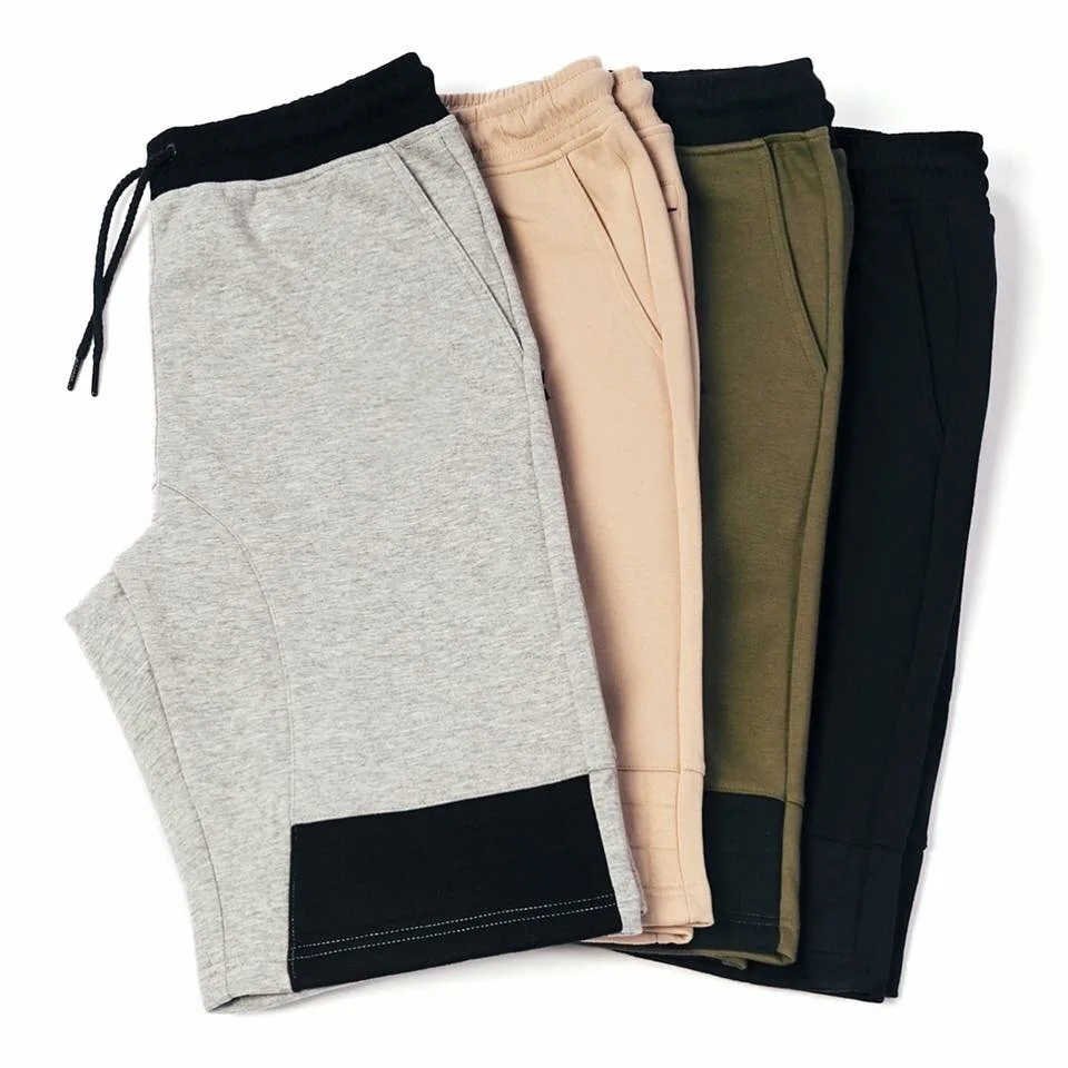 

2020 New Summer short mens gym casual slim fit gym jogger shorts men Fitness Bodybuilding five shorts patchwork plus size M-3XL