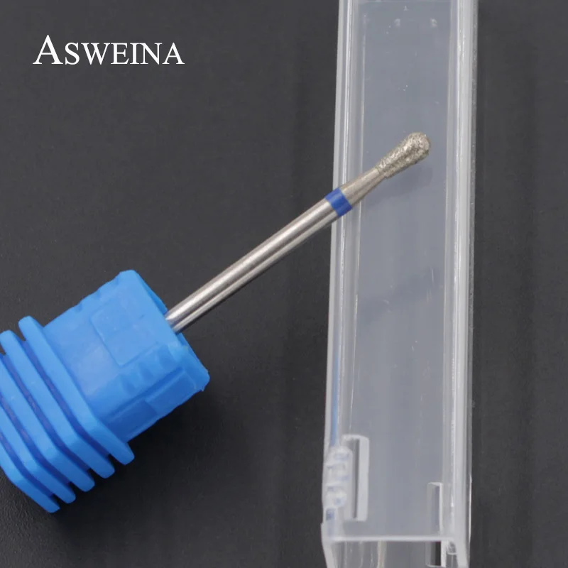 ASWEINA 1 шт. круглые алмазные вращающиеся сверла электрические сверла для ногтей Аксессуары для дизайна ногтей фрезы пилочка для ногтей инструмент для ухода за ногами