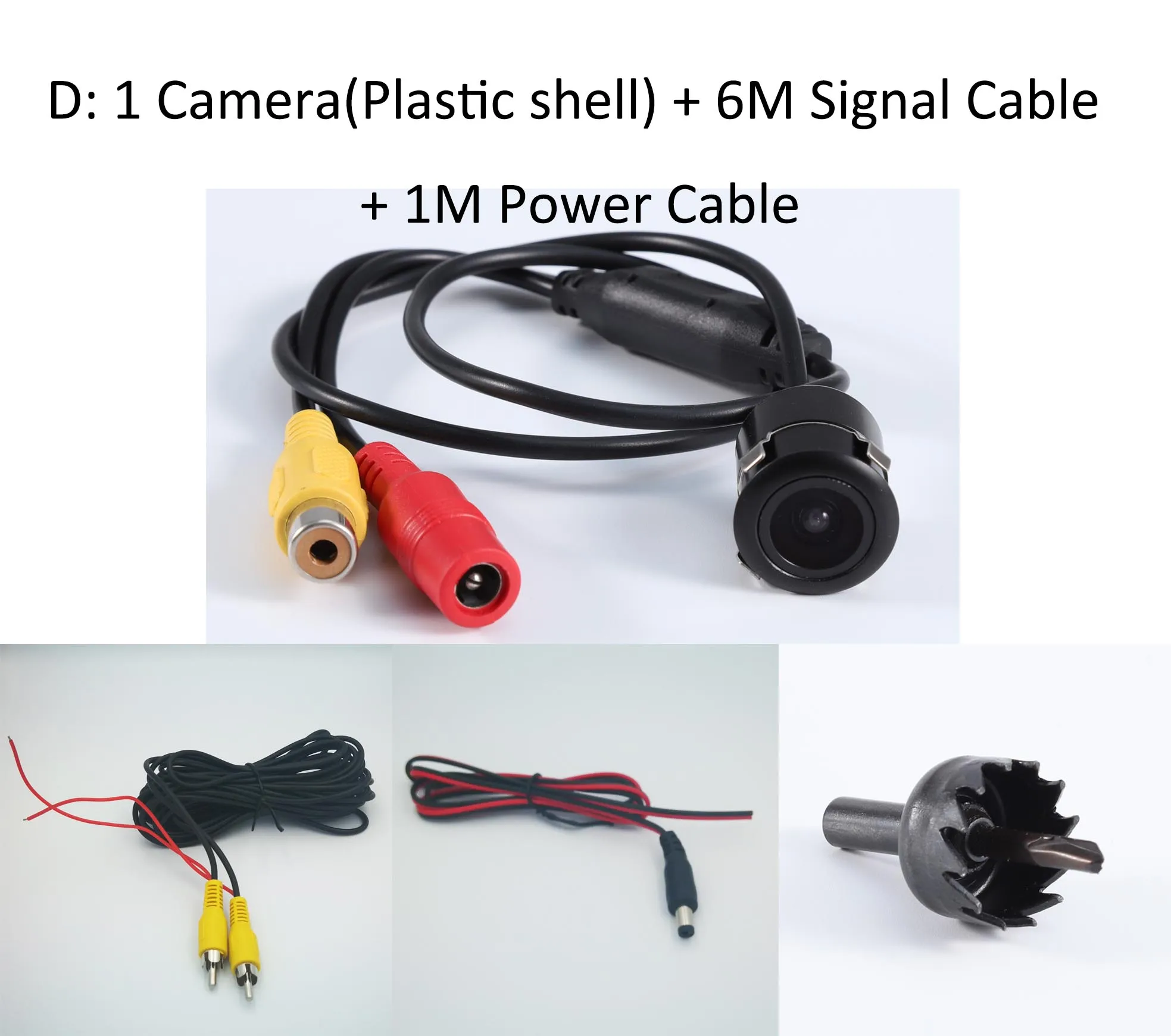 D Car Rear View Camera LED Night Vision Reversing Auto Parking Monitor CCD Waterproof 170 Degree HD Video - Название цвета: D