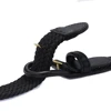 Hypoallergenic pin buckle Men's Leather Braided Elastic Belt 3.2CM Elastic Band ► Photo 2/6