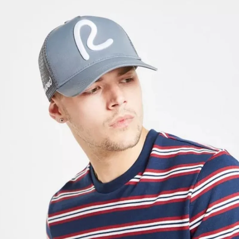 Новая переплетенная бейсбольная кепка rewired R колпак для вышивки Уличная Повседневная мужская шляпа модные спортивные кепки шляпа - Цвет: Серый