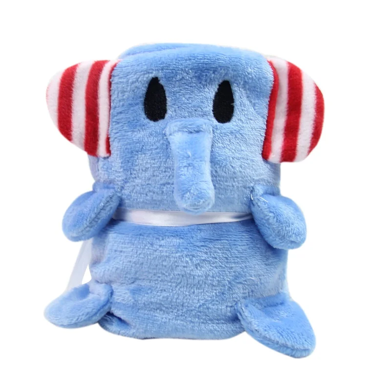 100*75 cm Baby Flannel Hooded Bathrobe Cartoons Animal Boys Girls Newborns Bath Towel Kids Cloak Robe Infant Towel Blankets - Цвет: A5