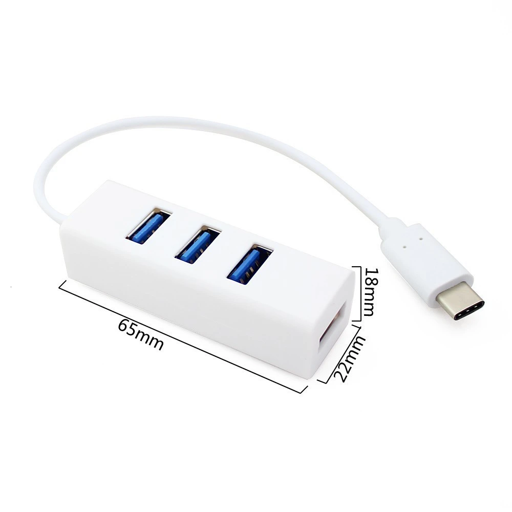 CHYI 4 Порты и разъёмы Mini Usb 3,0 док-станция Usb C 3,1 до нескольких Порты и разъёмы Usb-c хаб Micro Usb3.0 разветвитель для huawei Xiaomi Android Смартфон ноутбук