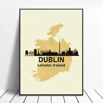 

Dublin Ireland Art Canvas Poster Home Decoration Painting No Frame