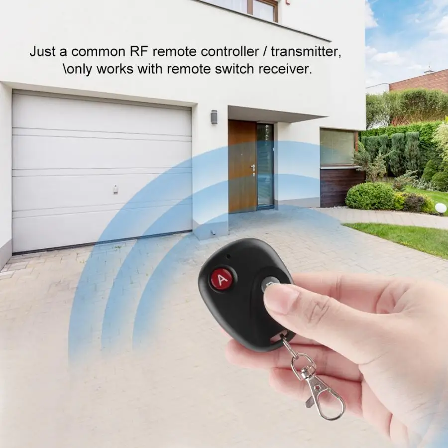 433MHz 2/4Buttons RF Smart Learning Code Wireless Remote Control Transmitter Remote Control Transmitter