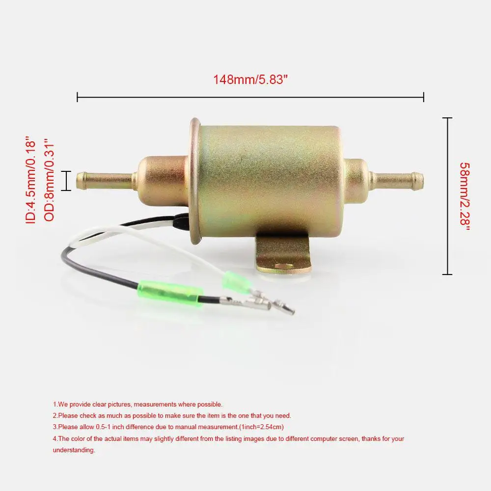 12V автомобильный электронный топливный насос 400 500 замена 4011545 модифицированный Электронный насос автомобильные аксессуары