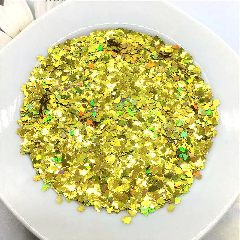 Laser Golden 10g 3 мм ультратонкие ЭО-дружественные в форме облака ногти сверкающие блестки для дизайна ногтей украшения боди-арт украшения для ногтей своими руками 10 г - Цвет: Laser Golden 10g