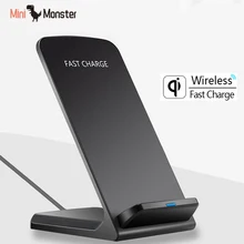 Беспроводное зарядное устройство для samsung S6 S7 Edge S8 S9 Plus Note 5 8 быстрая зарядная док-станция настольная подставка для iPhone X 8 QI Беспроводное зарядное устройство s