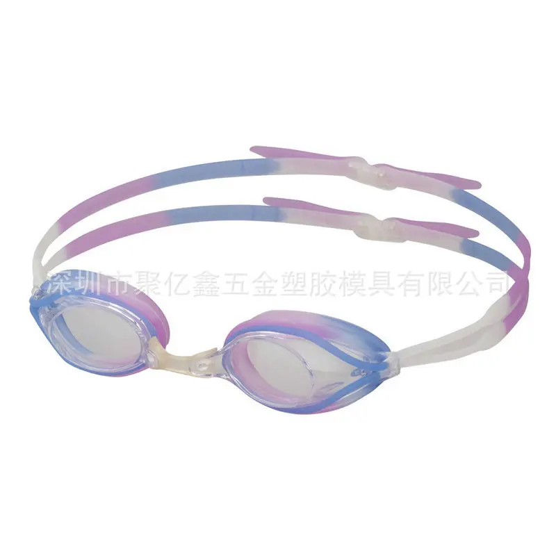

For Both Men And Women Plain Glass Adjustable Swimming Glasses Waterproof Anti-fog Adult Goggles Multi-color Choice