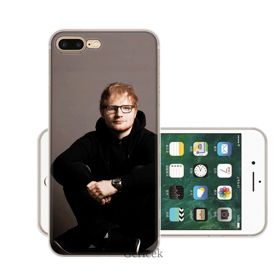 H6 Мобильный телефон чехол для iPhone 6 6s 7 8 P Lus XR X XS Max 5 5S SE Shell Ed Sheeran X Жесткий Чехол - Цвет: H6