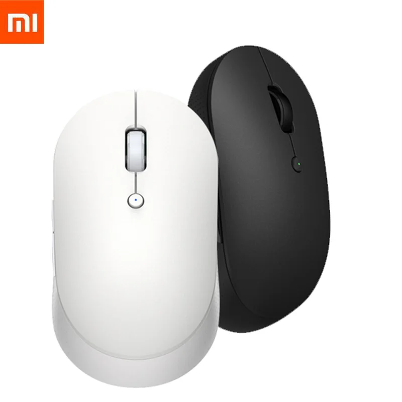 Оригинальная Беспроводная Двухрежимная мышь Xiaomi Mi бесшумная эргономичная Bluetooth