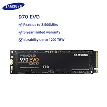 samsung 970 EVO внутренний SSD 500 ГБ 1 ТБ PCIe Gen 3,0x4 NVMe 1,3 Интерфейс Max Скорость 3500 МБ/с. твердотельный накопитель