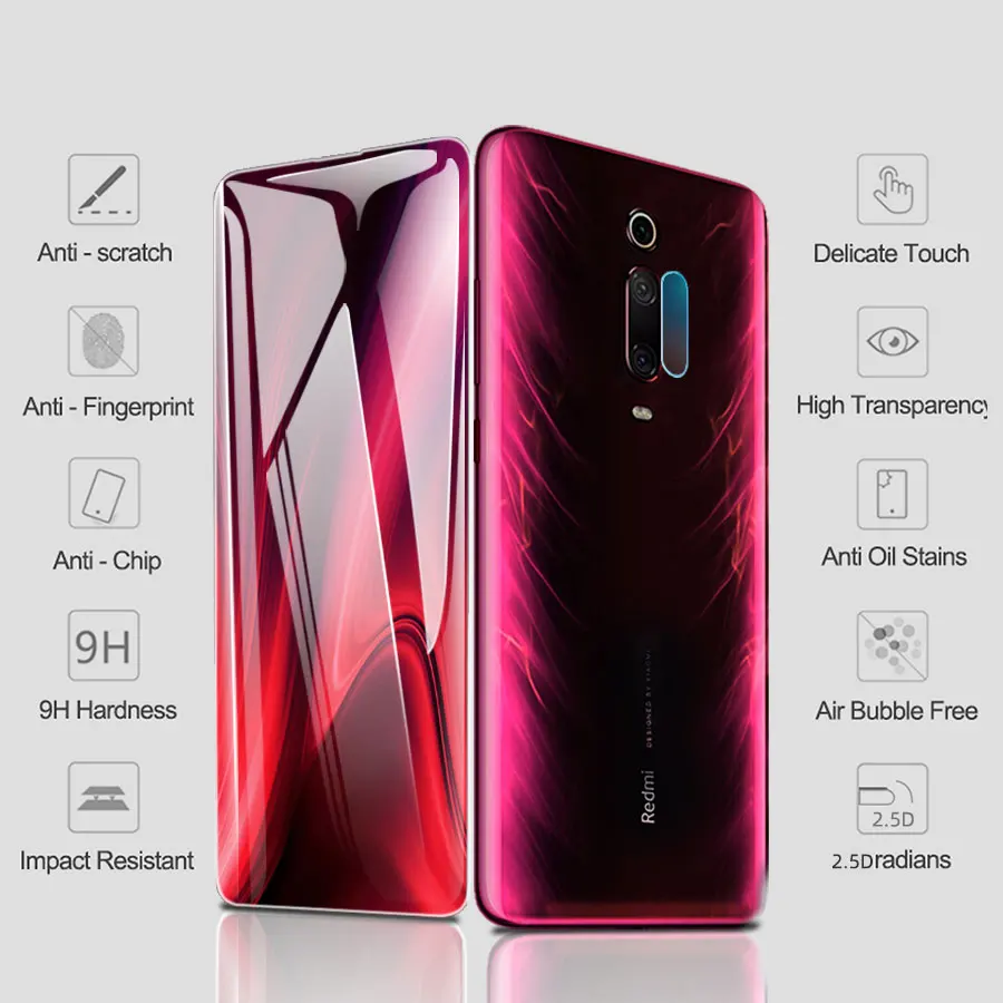 Закаленное стекло для Xiaomi Redmi Note 8 7 Pro 7A 8A, Защитное стекло для экрана, объектив камеры 8 T, стекло для Redmi Note 8 Pro 7 Redmi 8 7A