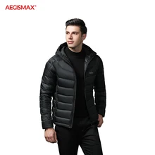 AEGISMAX Мужской Ультра-светильник, 95% белый гусиный пух, 800FP, для активного отдыха, кемпинга, теплый пуховик AEGISMAX Мужской Ультра-светильник, 95% белый гусиный пух, 800FP, для активного отдыха, кемпинга, теплый пуховик