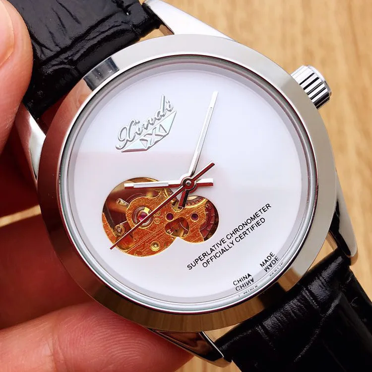

Xindi Trend Cool Belt Watch Hollow out Waterproof Automatic Machine Watch