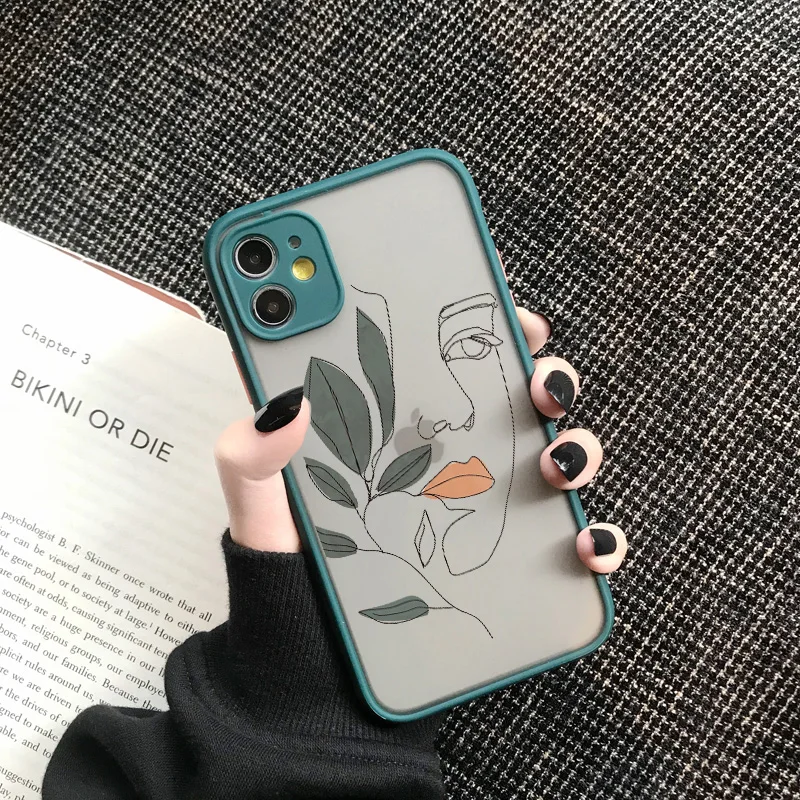Phone-Case Puls Anti-Fall-Cover Abstract Retro Art for 12-X-Xs/max-Xr 11 Pro 7-7/Puls/6/..