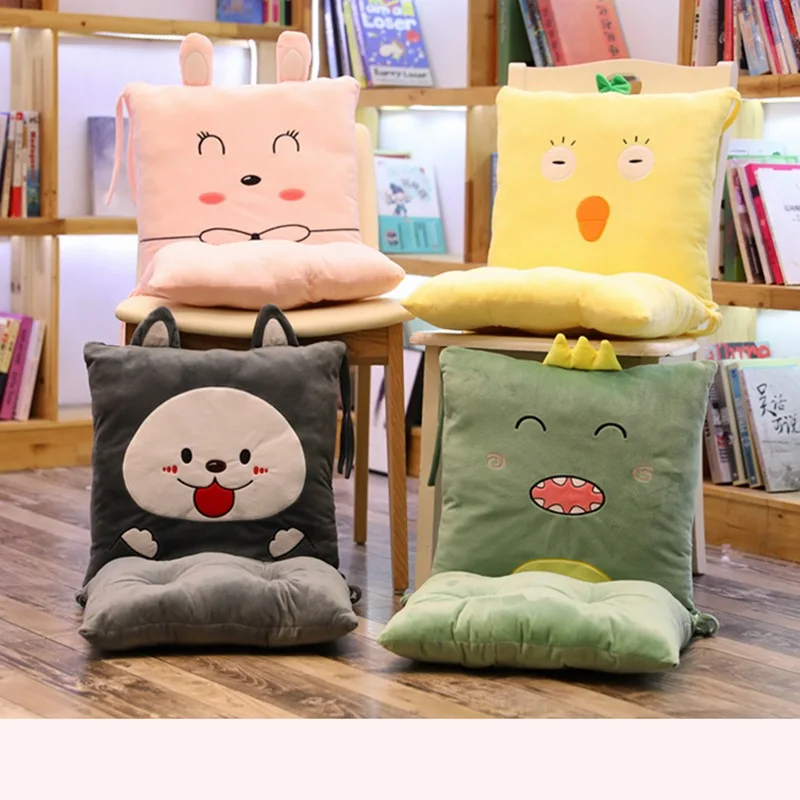 

Cartoon Plush One-piece Cushion Cushion Office Cute Warm Animal Nice Bottom Cushion Add Logo