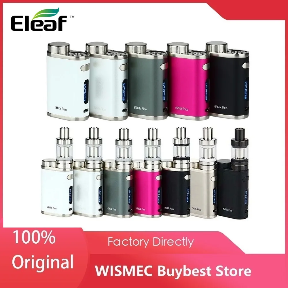 Оригинальный 75 Вт Eleaf iStick Pico TC коробка мод Vape испаритель электронная сигарета без