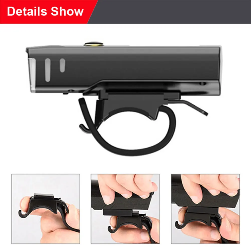 Bike Light USB Rechargeable 4 Mode Bicycle Front Light lamp Bike Headlight Waterproof Cycling LED Flashlight Lantern For Bike