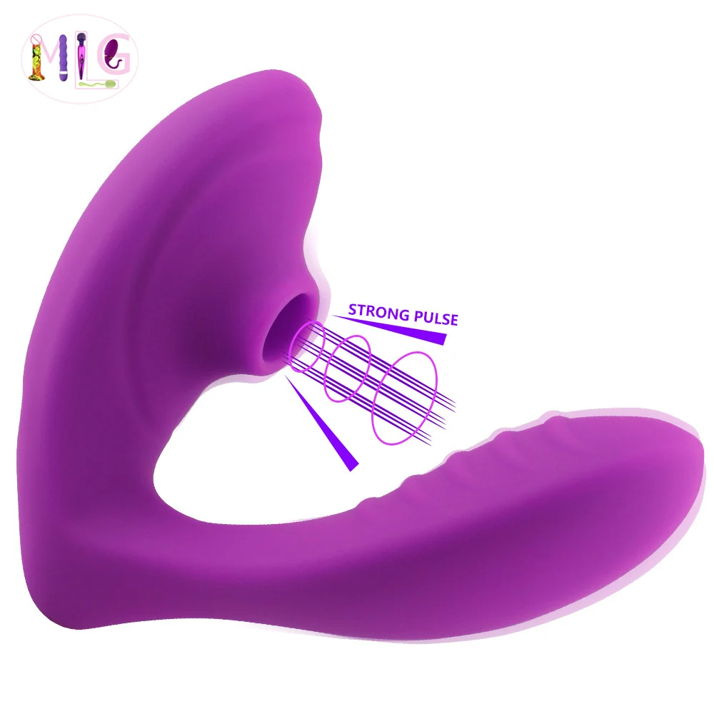 Секс игрушки для женщин вибратор G point мощный сосательный силикагель