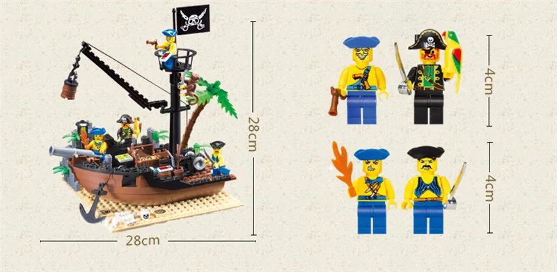 Pаспродажа 178 шт Пираты Карибы Скрап док корабль лодка строительные блоки наборы замок LegoINGLs Lepinblocks Кирпичи игрушки для детей