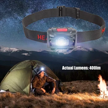 

LED Super Bright Head Lamp 3 Mode Zoomable USB Rechargeable Emergency Flashlight Flash Head Lamp Torch Lantern for Hunting