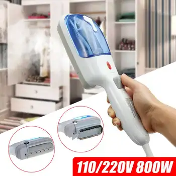 

110v 220v 800W Mini Steam Iron Handheld Dry Cleaning Brush Clothes Household Appliance Portable Travel Garment Steamers Clothes