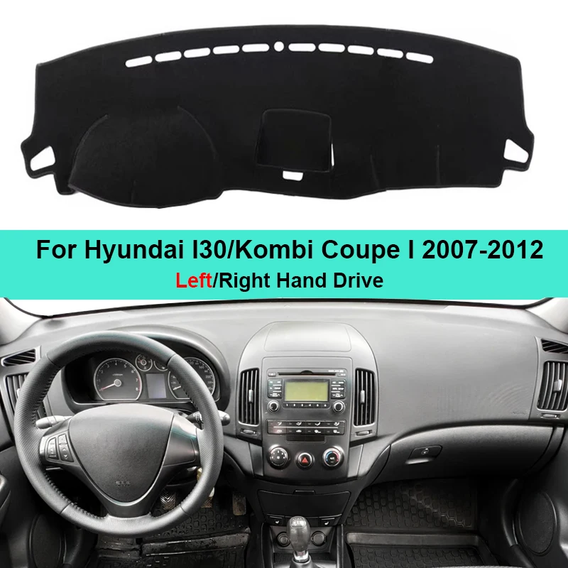 CarDashboardCoverDashMatCarpetForHyundaiI30KombiCoupeI2007